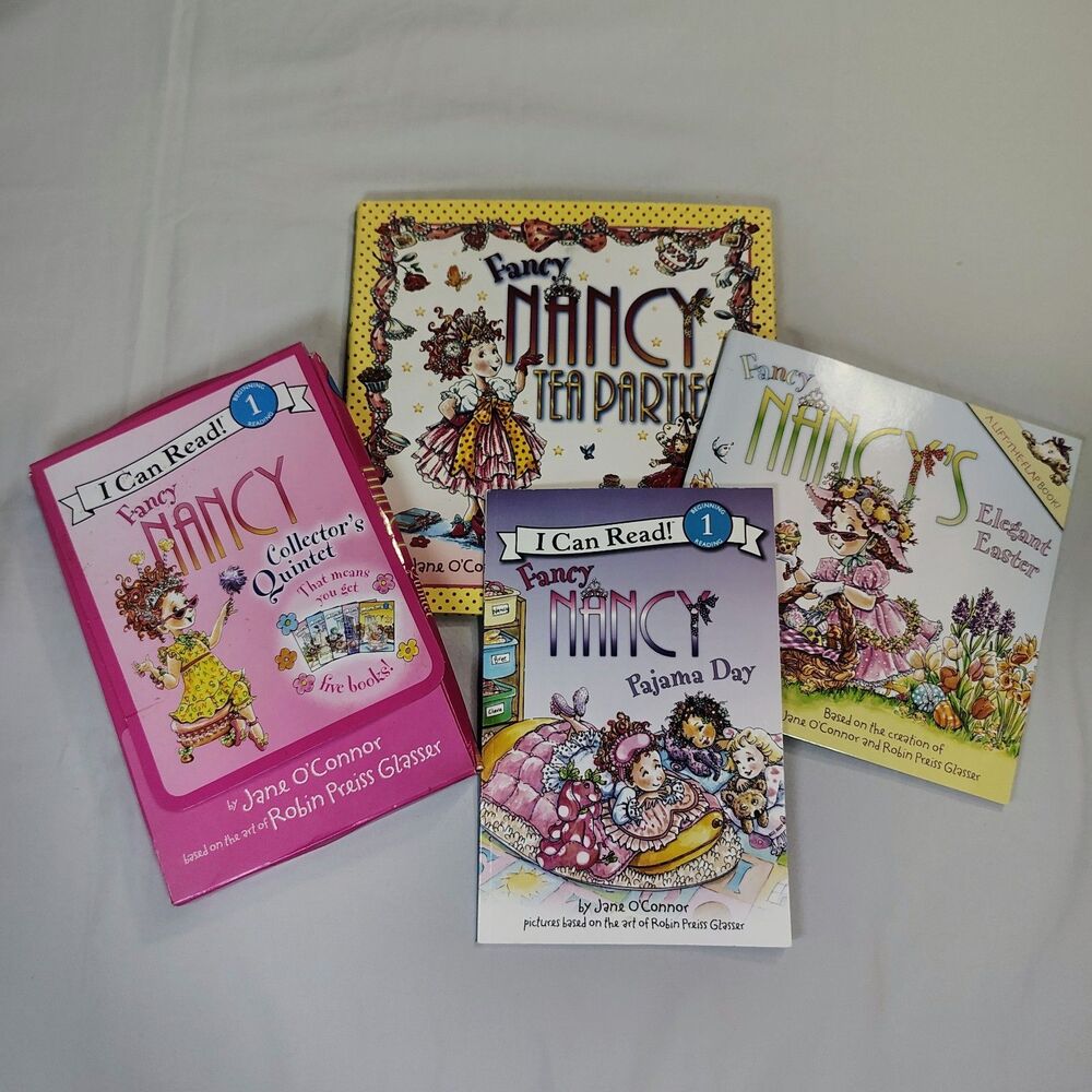 Lot of 8 Fancy Nancy Hardcover & Paperback Books by Jane O'Connor